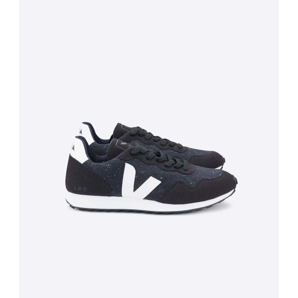 Veja SDU REC FLANNEL Løpesko Dame Svarte | NO 435ZUT